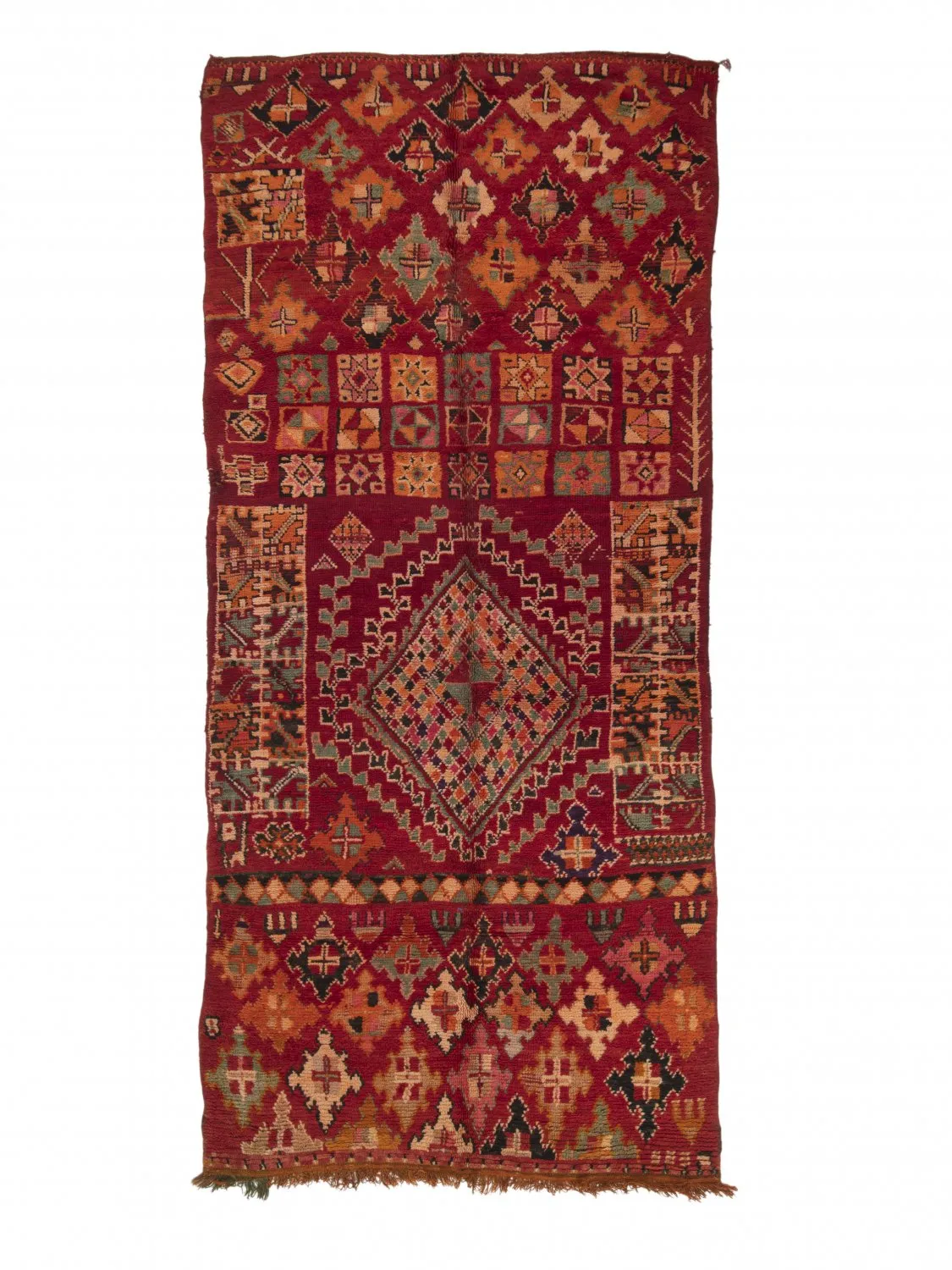 Kelim Marokkaanse Berber tapijt Azilal Special Edition 360 x 160 cm