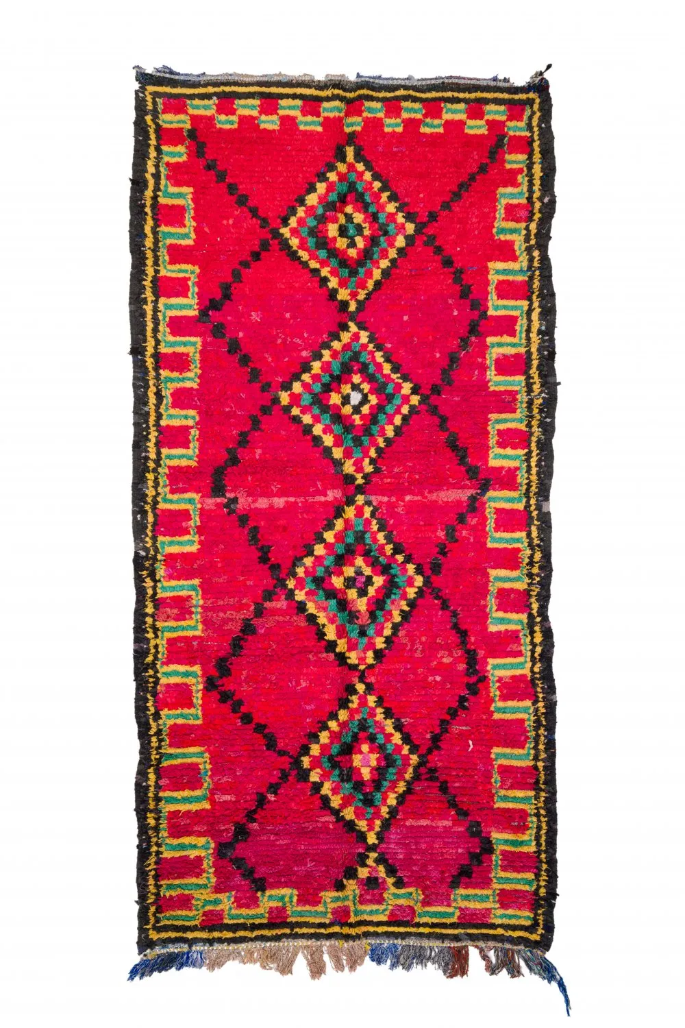 Marokkaanse Berber tapijt Boucherouite 340 x 165 cm