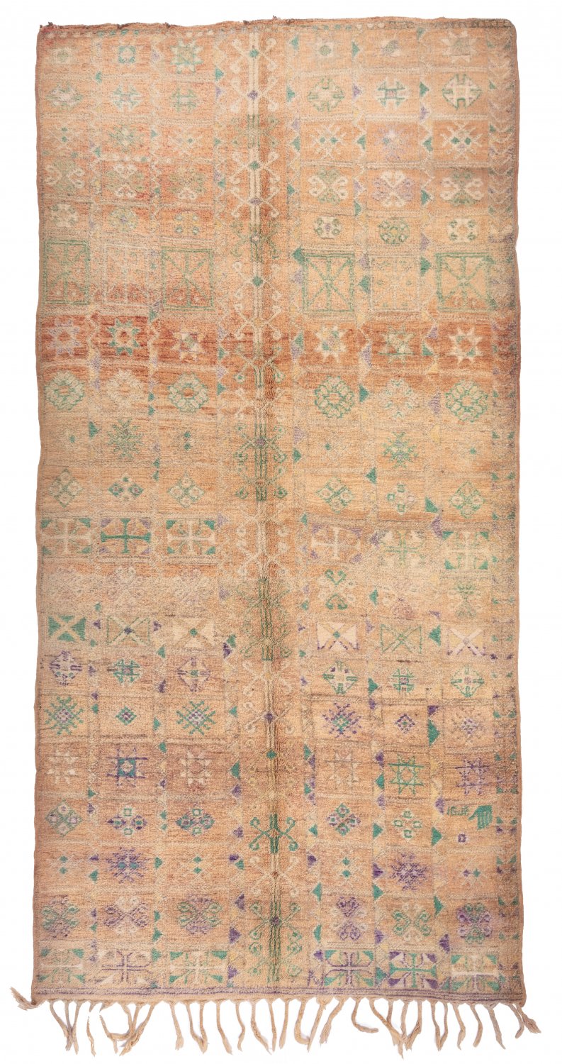 Kelim Marokkaanse Berber tapijt Azilal 355 x 195 cm