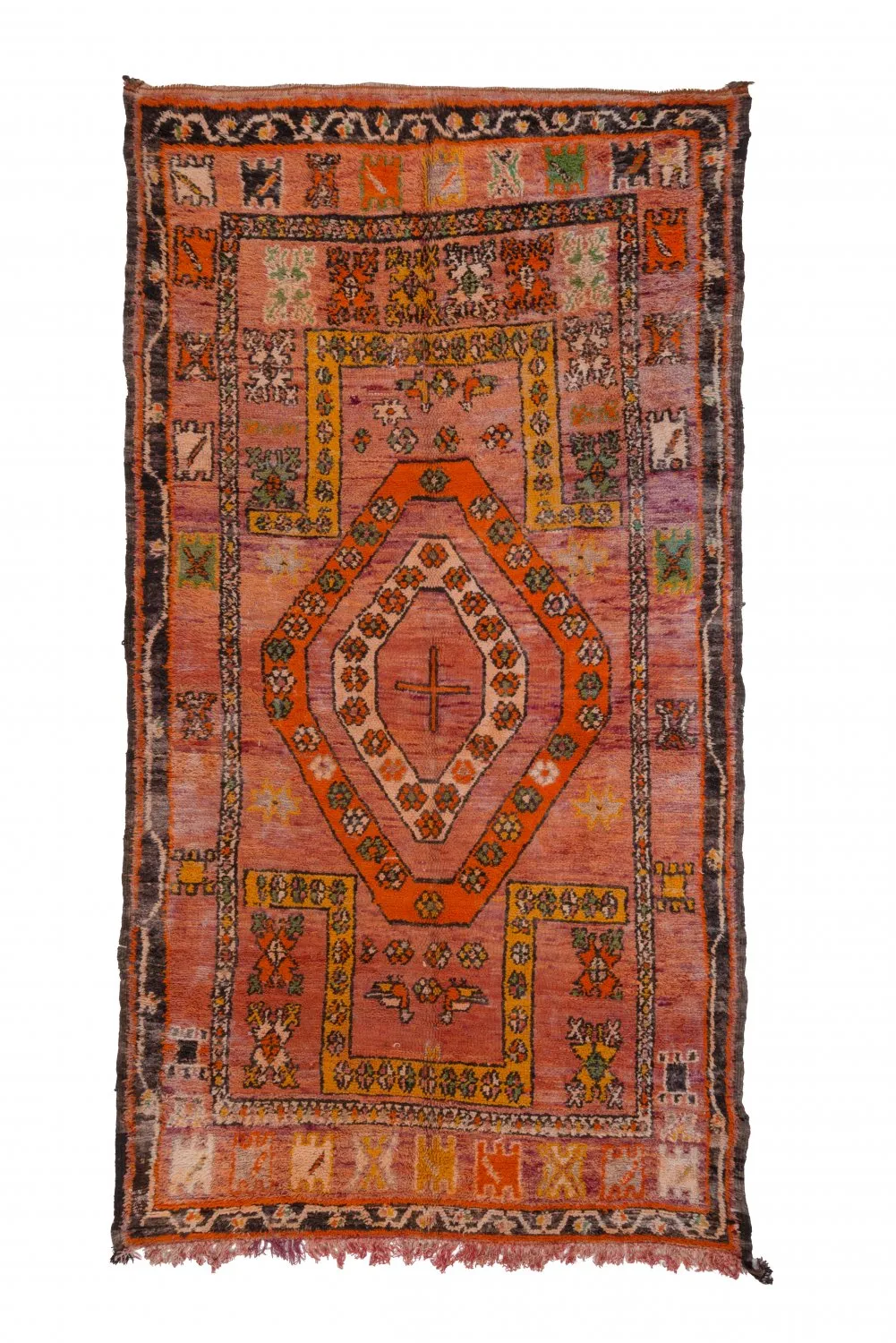 Kelim Marokkaanse Berber tapijt Azilal 375 x 200 cm