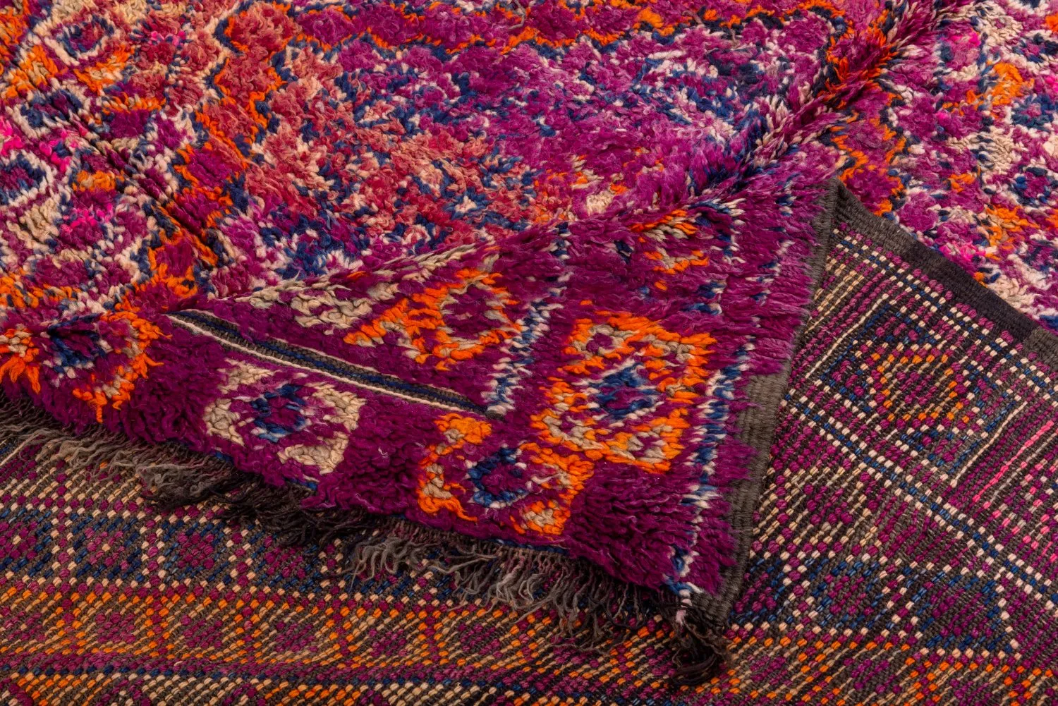 Kelim Marokkaanse Berber tapijt Azilal 390 x 165 cm