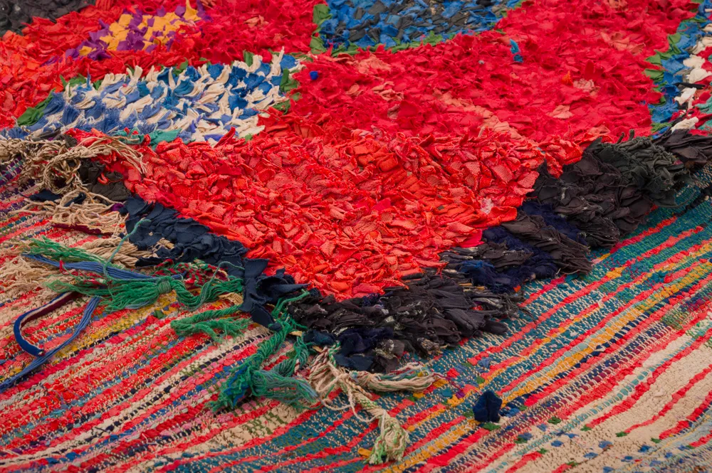 Marokkaanse Berber tapijt Boucherouite 290 x 150 cm