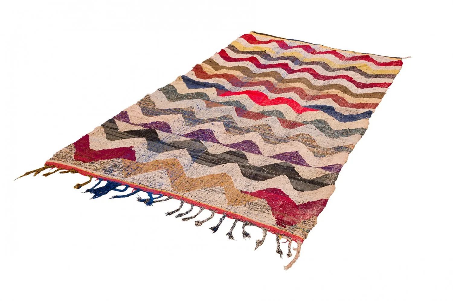 Marokkaanse Berber tapijt Boucherouite 150 x 285 cm