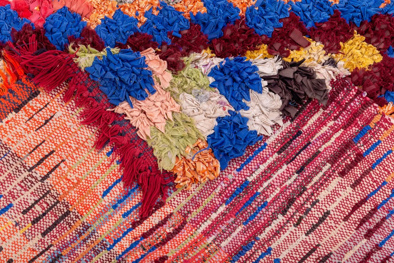Marokkaanse Berber tapijt Boucherouite 180 x 110 cm