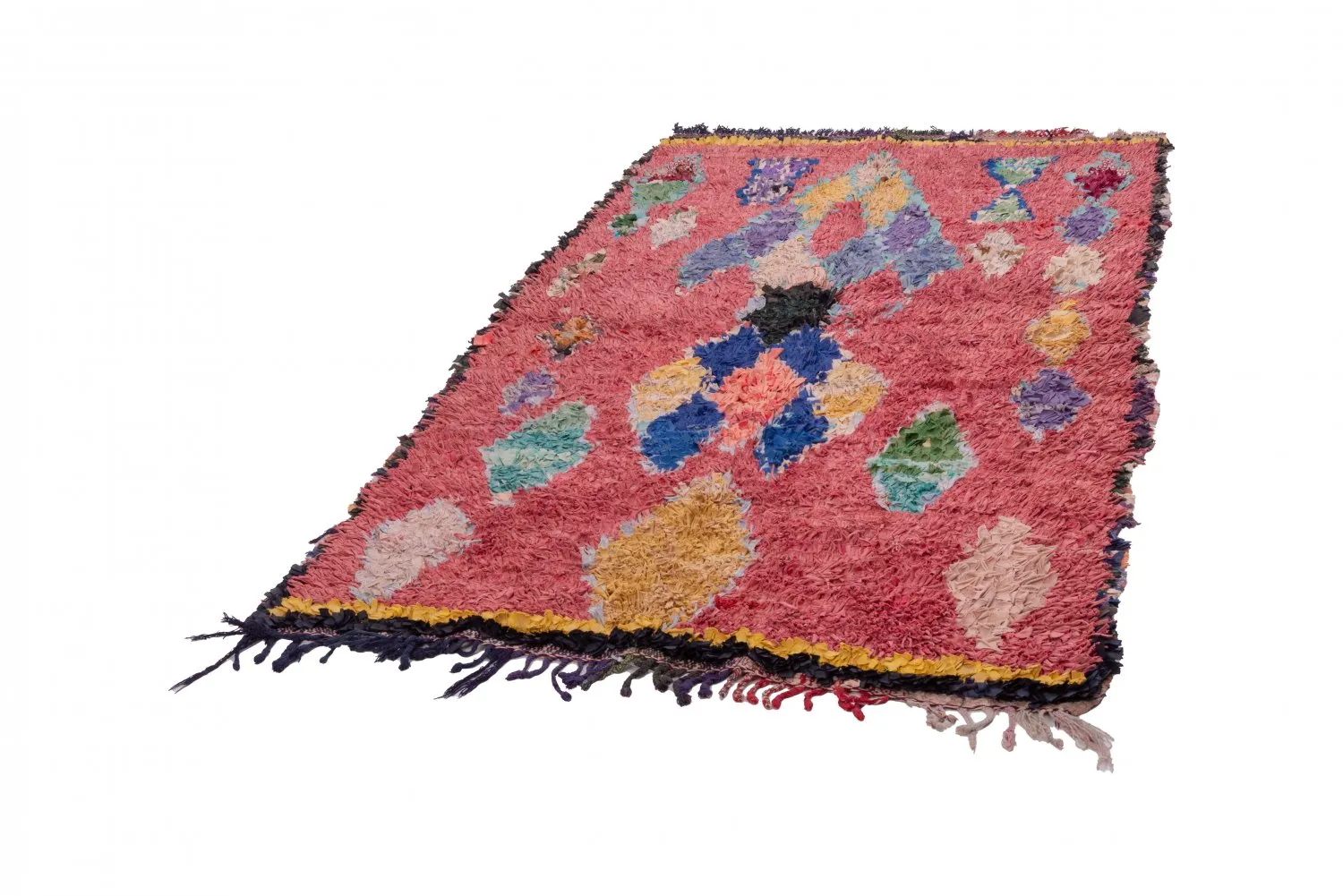 Marokkaanse Berber tapijt Boucherouite 325 x 130 cm