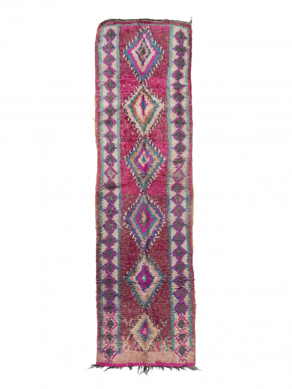 Kelim Marokkaanse Berber tapijt Azilal 400 x 110 cm