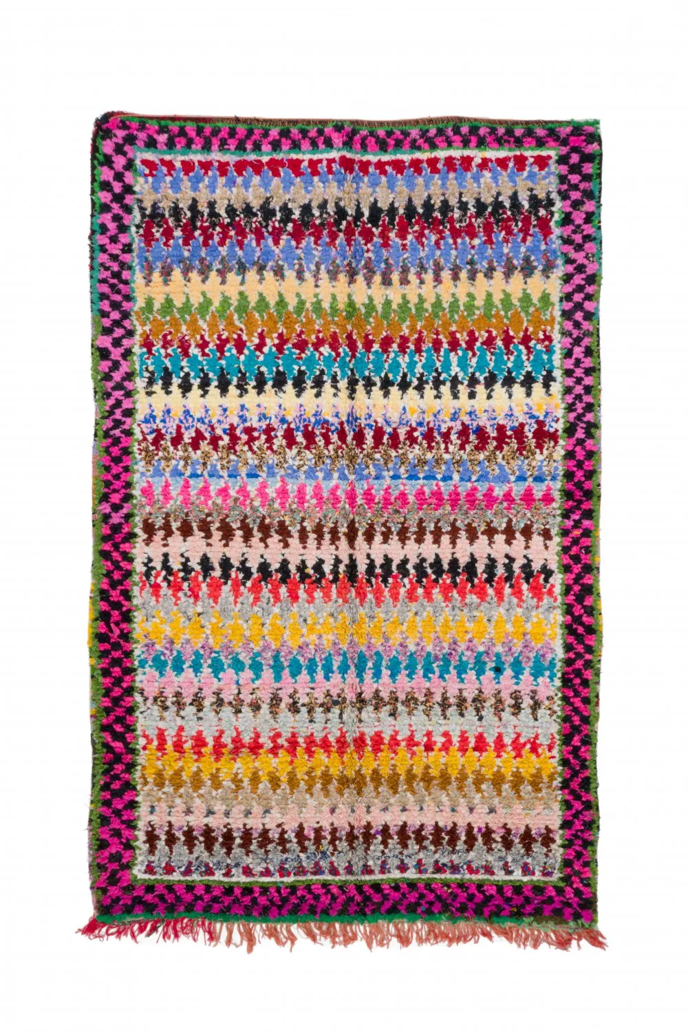 Marokkaanse Berber tapijt Boucherouite 250 x 160 cm