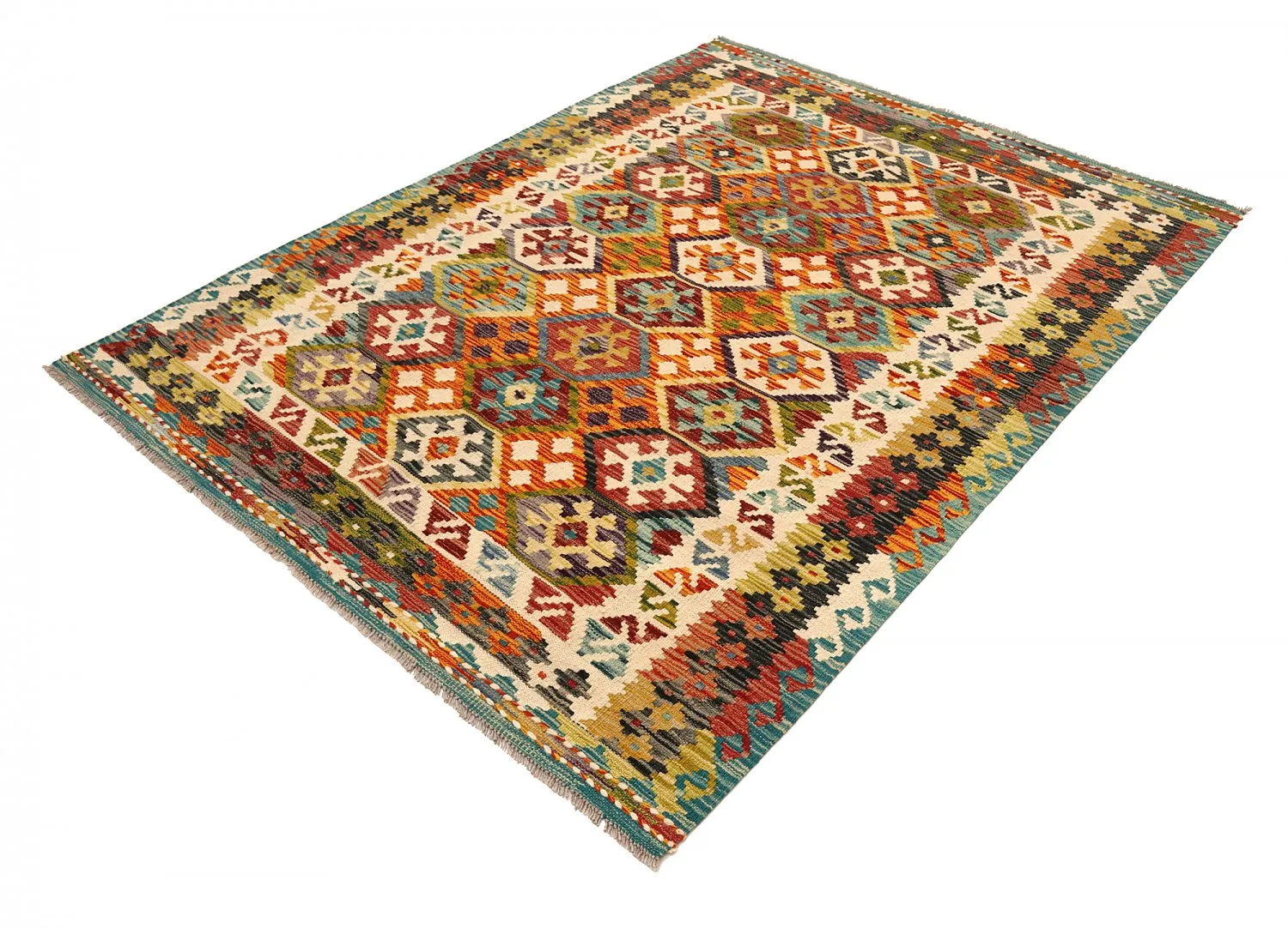 Oriëntaals kilimkleed 194 x 145 cm