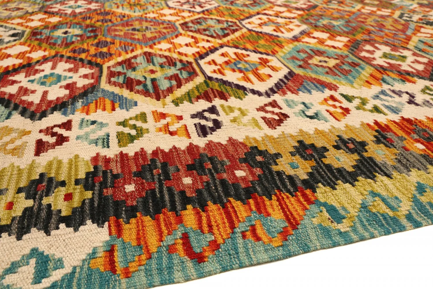 Oriëntaals kilimkleed 194 x 145 cm