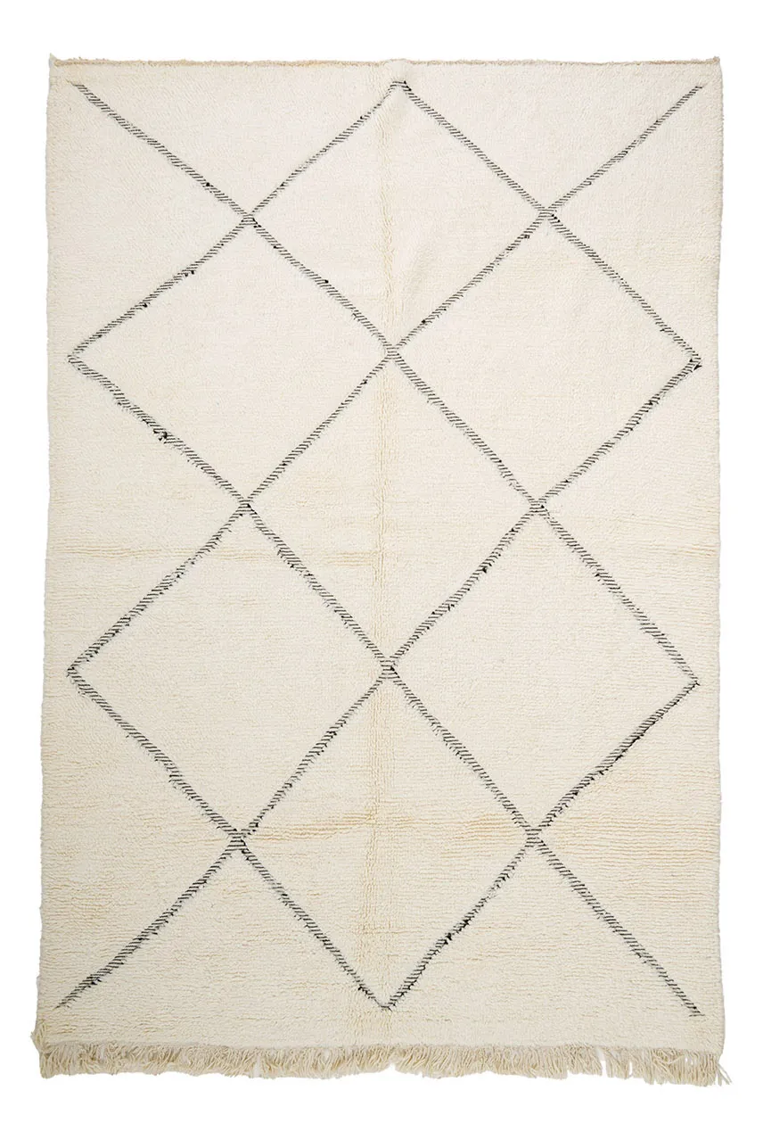 Kelim Marokkaanse Berber tapijt Beni Ouarain 190 x 285 cm