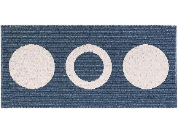 Plastic-kleden - Horredskleden Circle (blauw)
