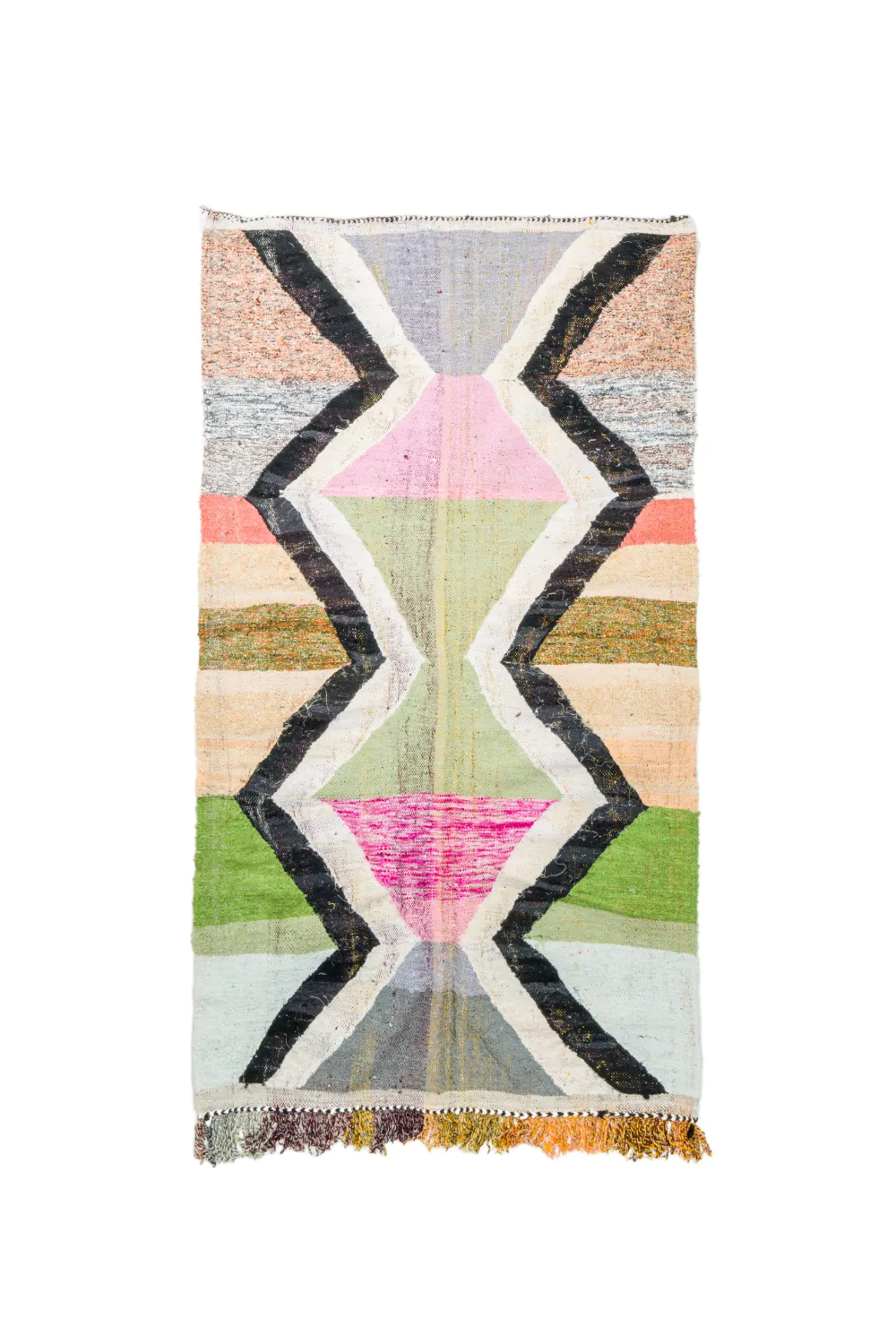 Marokkaanse Berber tapijt Boucherouite 145 x 255 cm