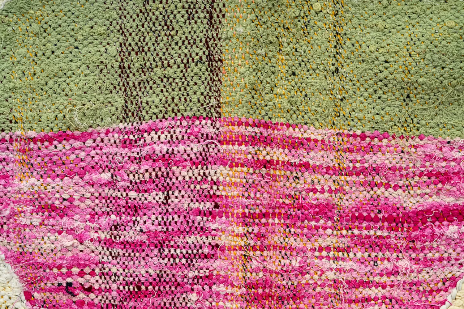 Marokkaanse Berber tapijt Boucherouite 145 x 255 cm