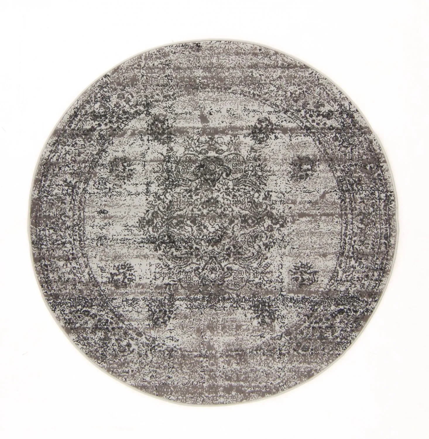 Rond vloerkleed - Peking Royal (grijs)
