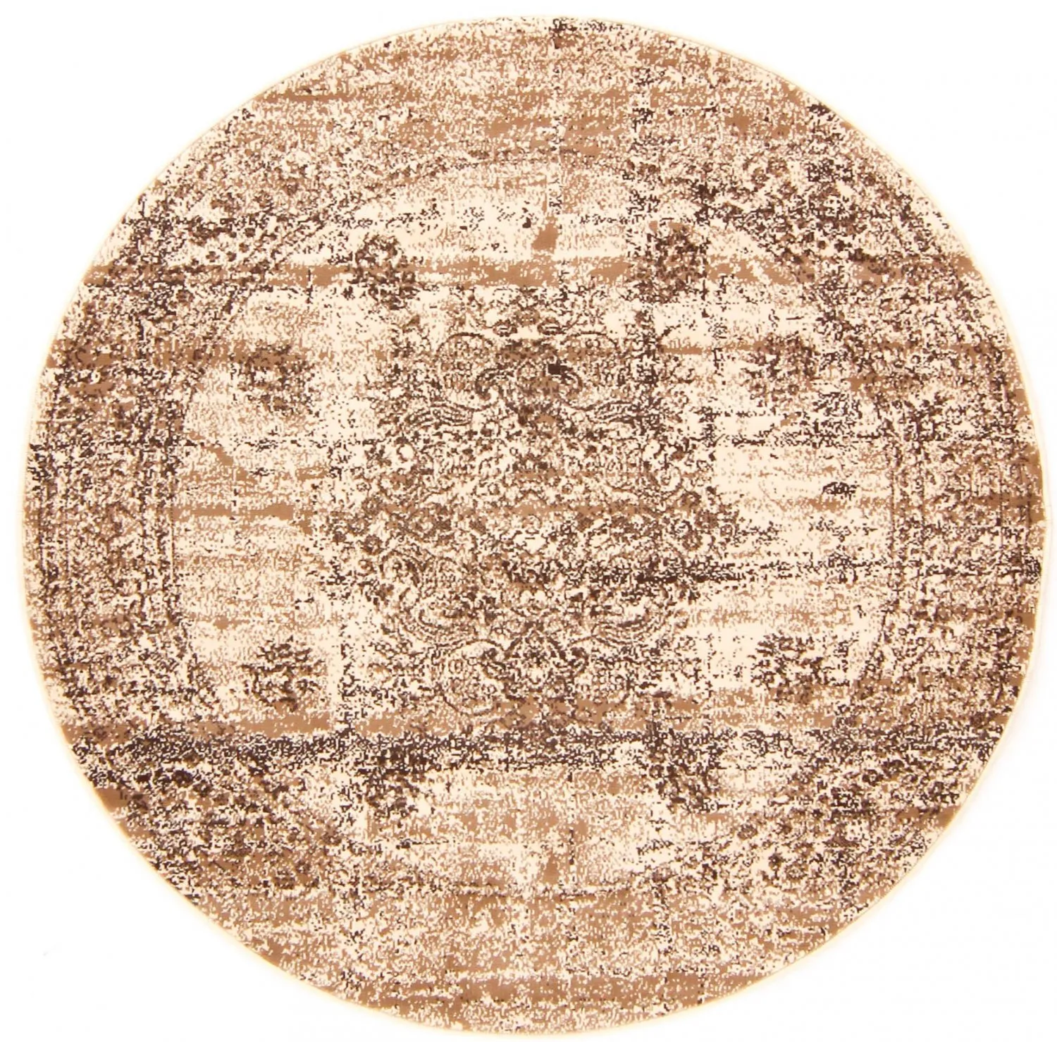 Rond vloerkleed - Peking Royal (wit)