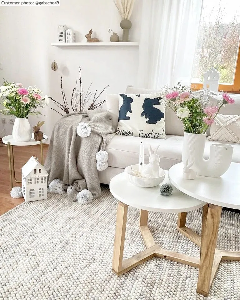 Wollen-vloerkleed - Luna (beige)