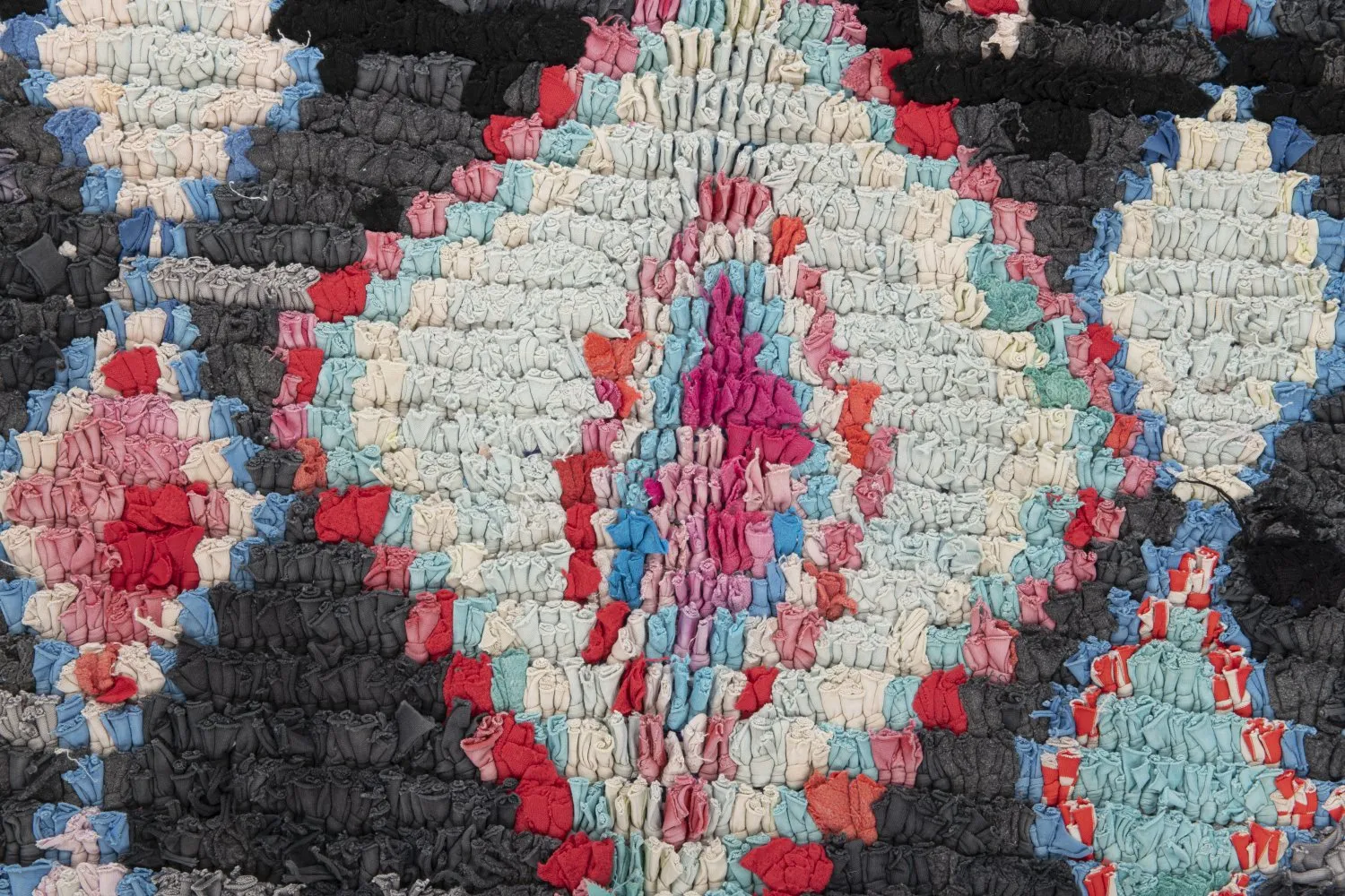 Marokkaanse Berber tapijt Boucherouite 310 x 130 cm