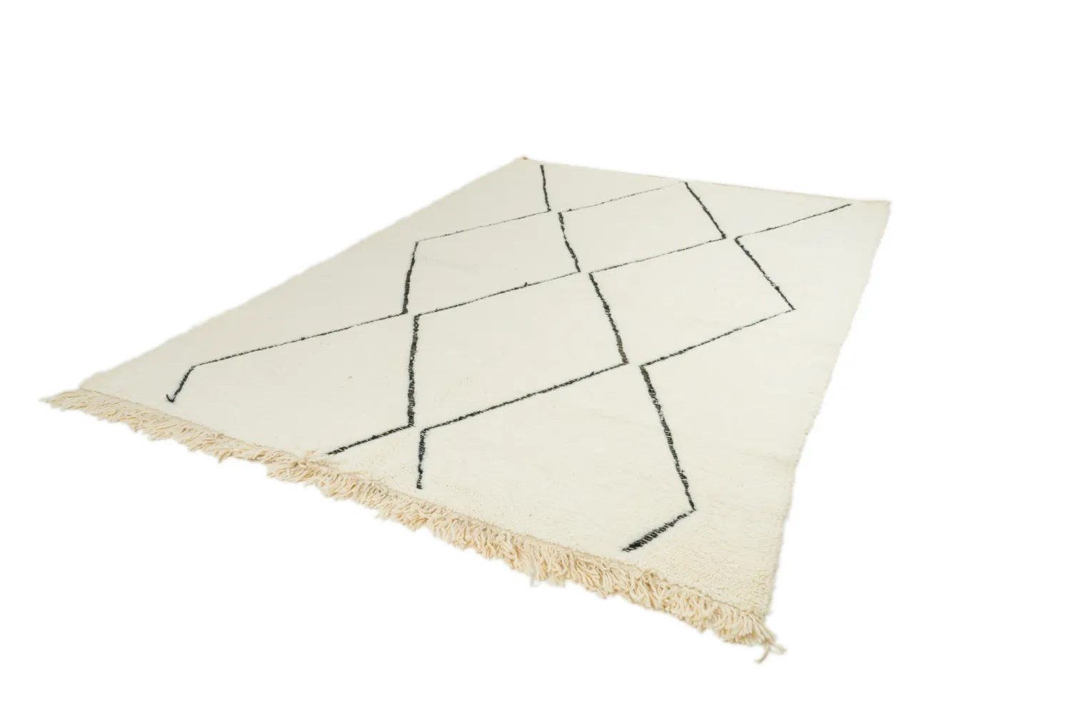 Kelim Marokkaanse Berber tapijt Beni Ouarain 200 x 290 cm