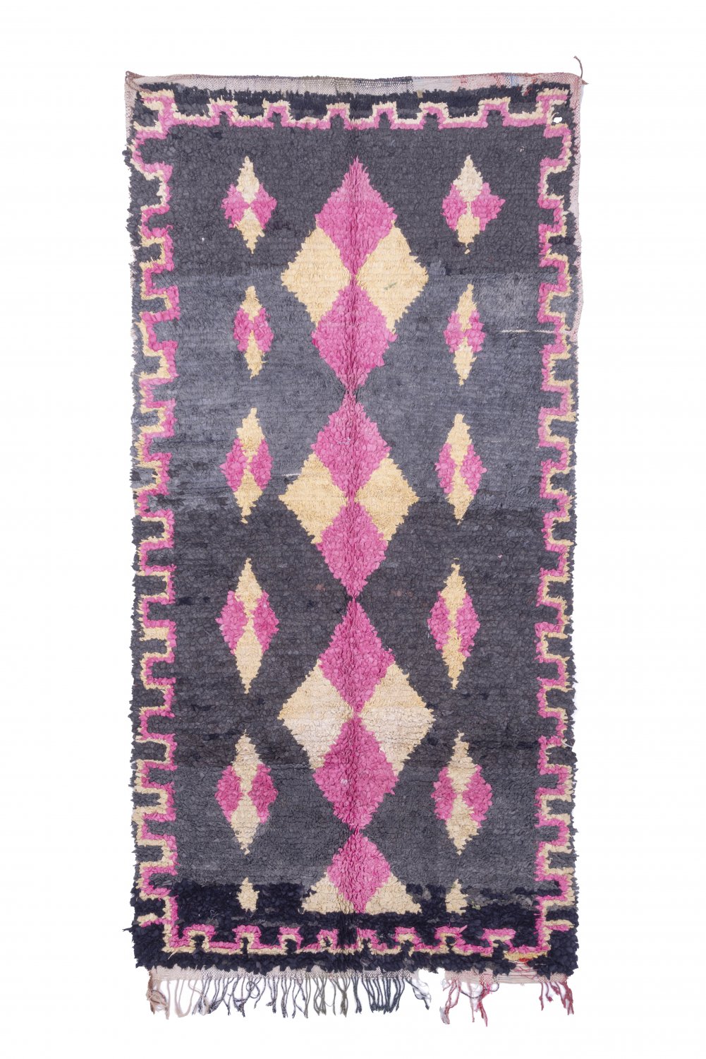 Marokkaanse Berber tapijt Boucherouite 280 x 135 cm