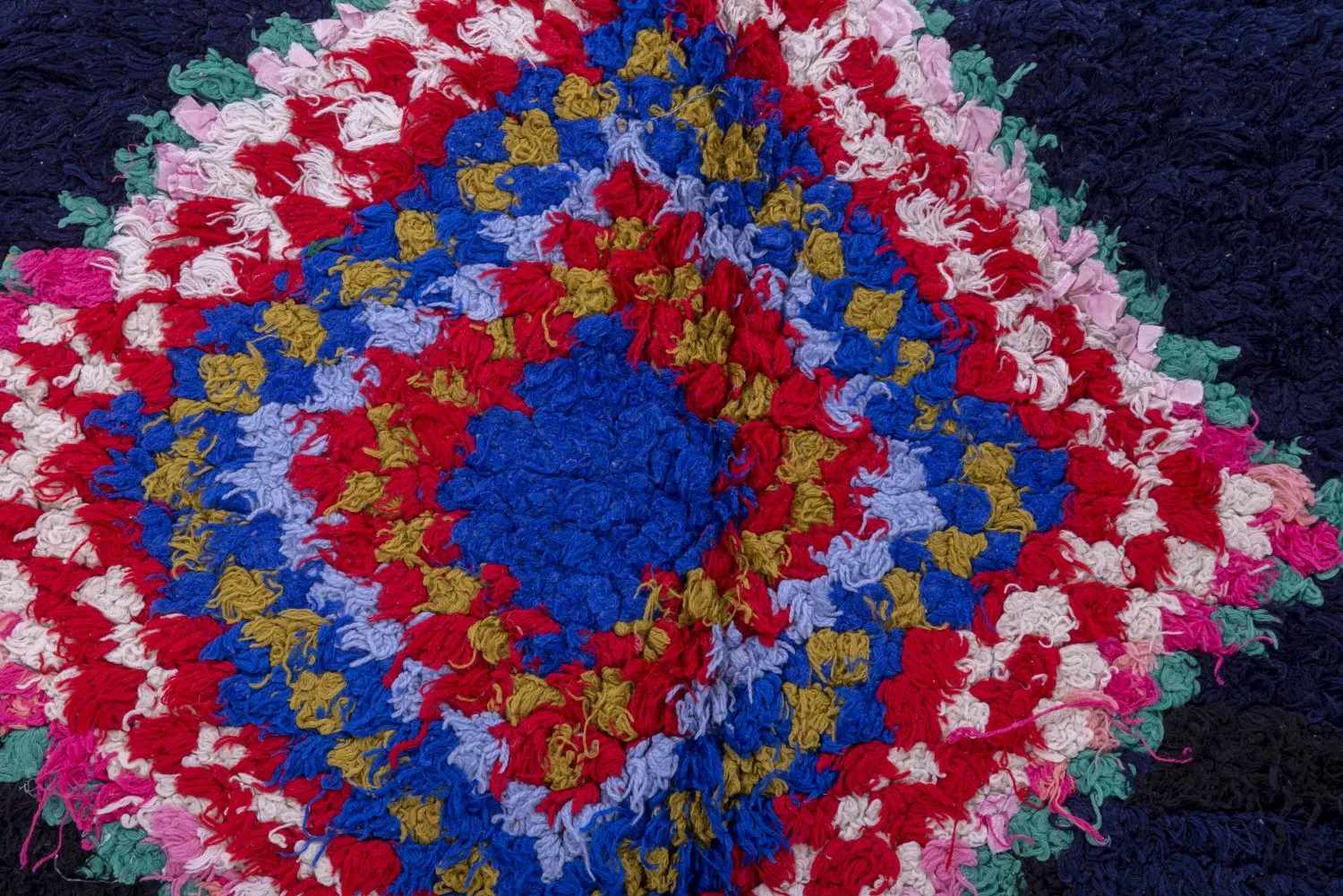 Marokkaanse Berber tapijt Boucherouite 190 x 115 cm