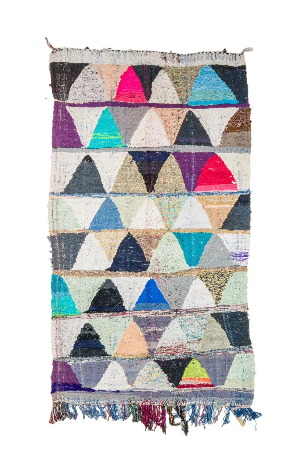 Marokkaanse Berber tapijt Boucherouite 125 x 230 cm