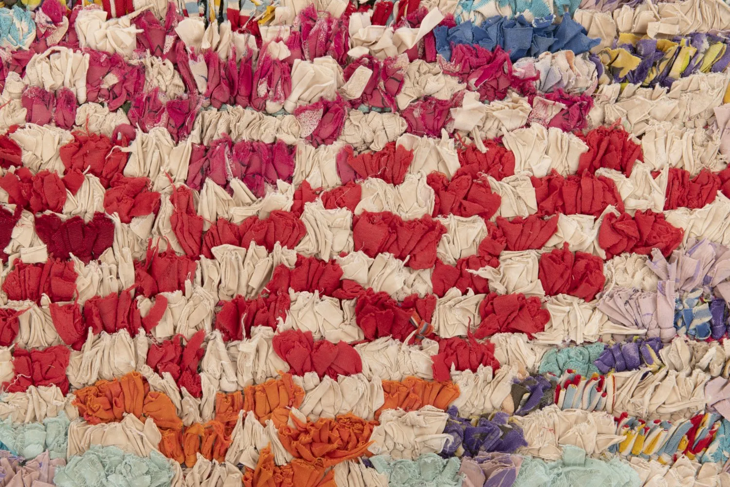Marokkaanse Berber tapijt Boucherouite 205 x 145 cm