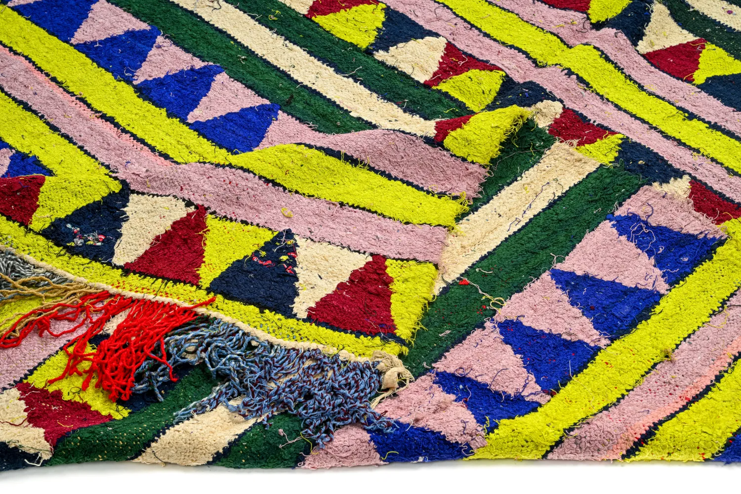 Marokkaanse Berber tapijt Boucherouite 170 x 255 cm