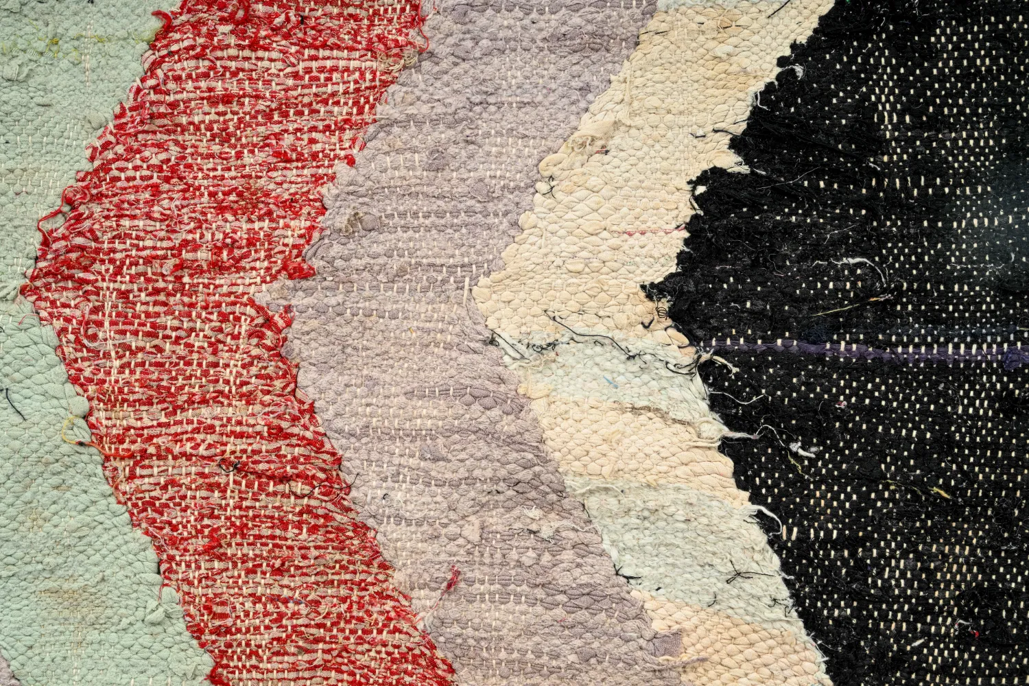 Marokkaanse Berber tapijt Boucherouite 130 x 260 cm