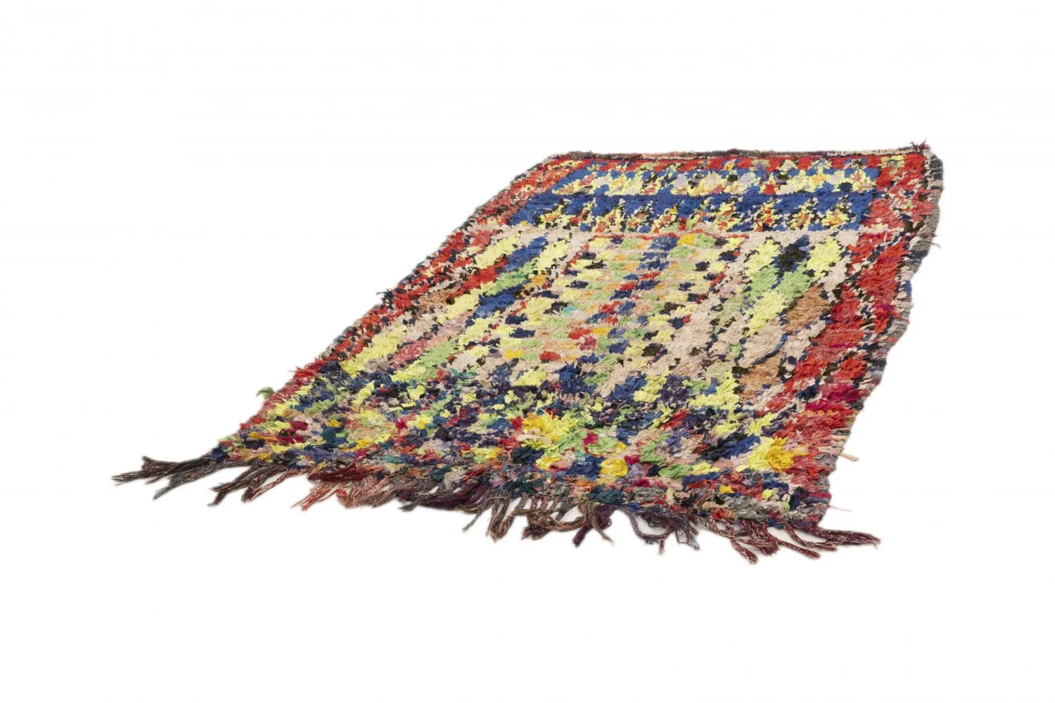 Marokkaanse Berber tapijt Boucherouite 180 x 115 cm