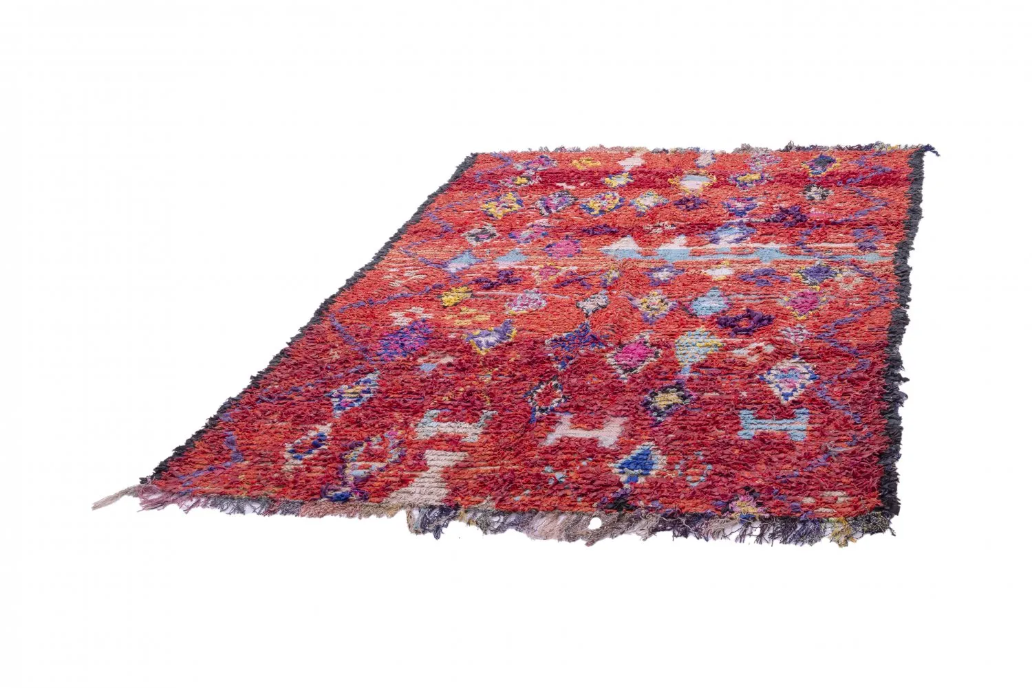 Marokkaanse Berber tapijt Boucherouite 215 x 155 cm