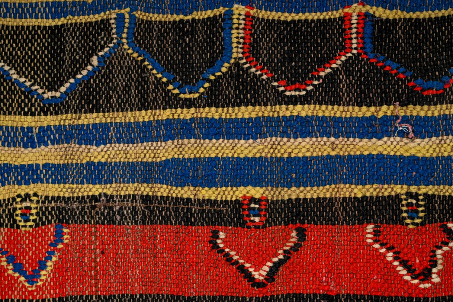 Marokkaanse Berber tapijt Boucherouite 165 x 235 cm
