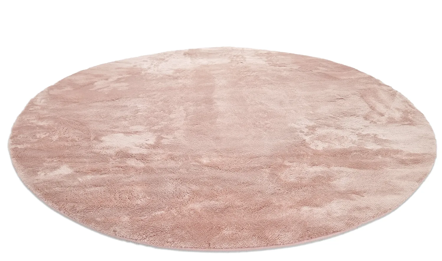 Ronde vloerkleden - Aranga Super Soft Fur (roze)