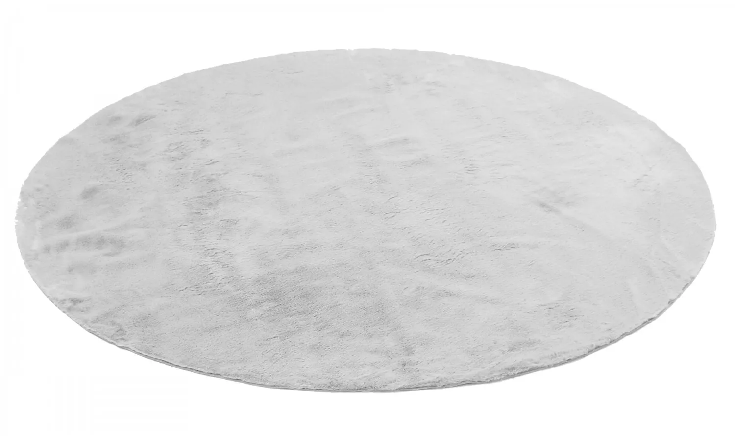 Ronde vloerkleden - Aranga Super Soft Fur (grijs)