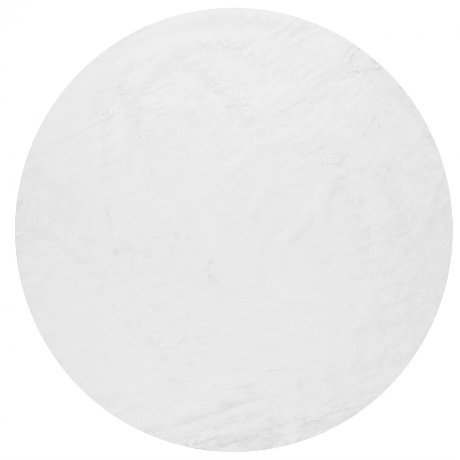 Ronde vloerkleden - Aranga Super Soft Fur (wit)
