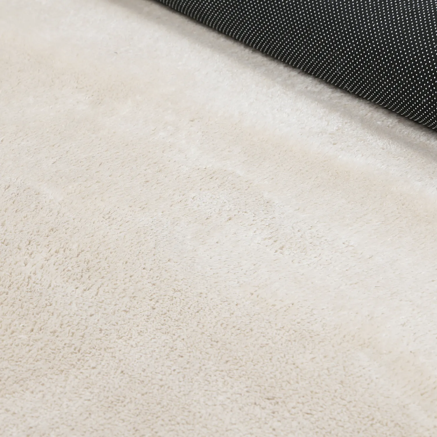 Asymmetrisch Golvend Shaggy Vloerkleed - Aranga Super Soft Fur (beige)