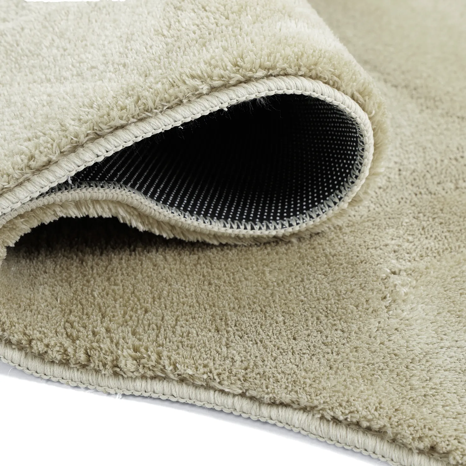 Asymmetrisch Golvend Shaggy Vloerkleed - Aranga Super Soft Fur (lichtgroen)