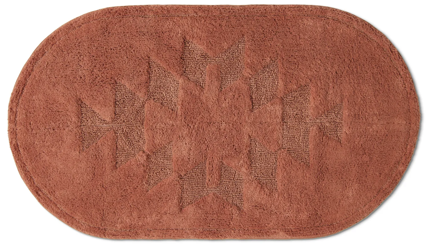 Ovale badmat - Gertie (terracotta)