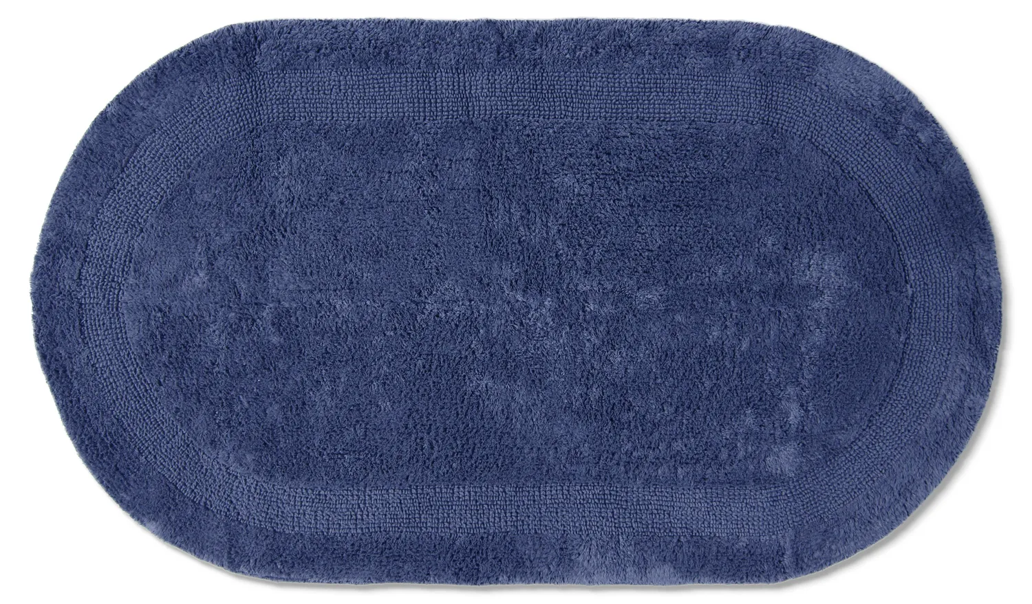 Ovale badmat - Nila (blauw)