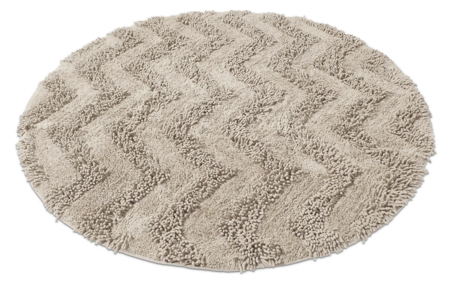 Ronde Badmat - Tressa (beige)