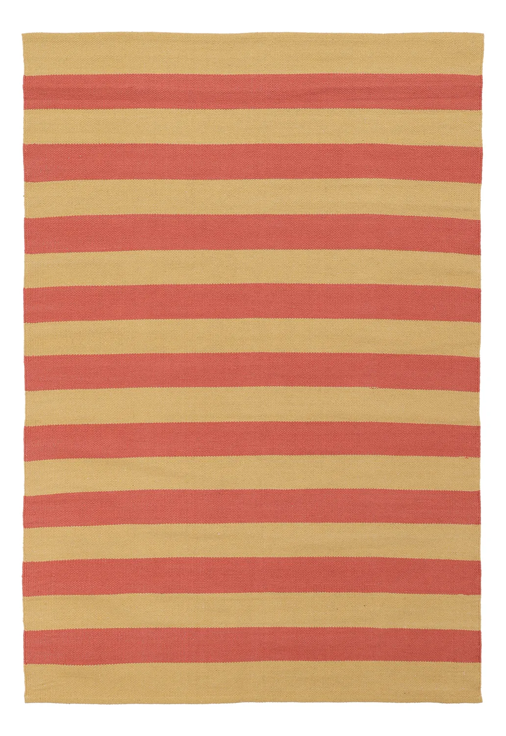 Vloerkleed Katoen - Nilo (mosterdgeel/terracotta)