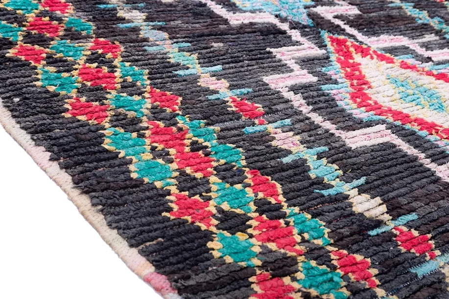 Marokkaanse Berber tapijt Boucherouite 310 x 160 cm