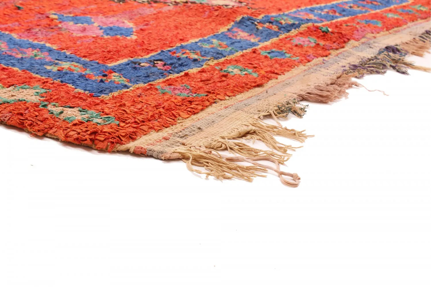Marokkaanse Berber tapijt Boucherouite 330 x 150 cm