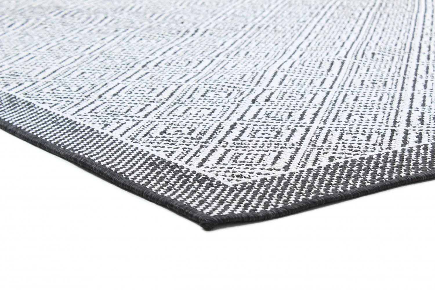 Vloerkleden voor binnen en buiten - Monsaraz (zwart)