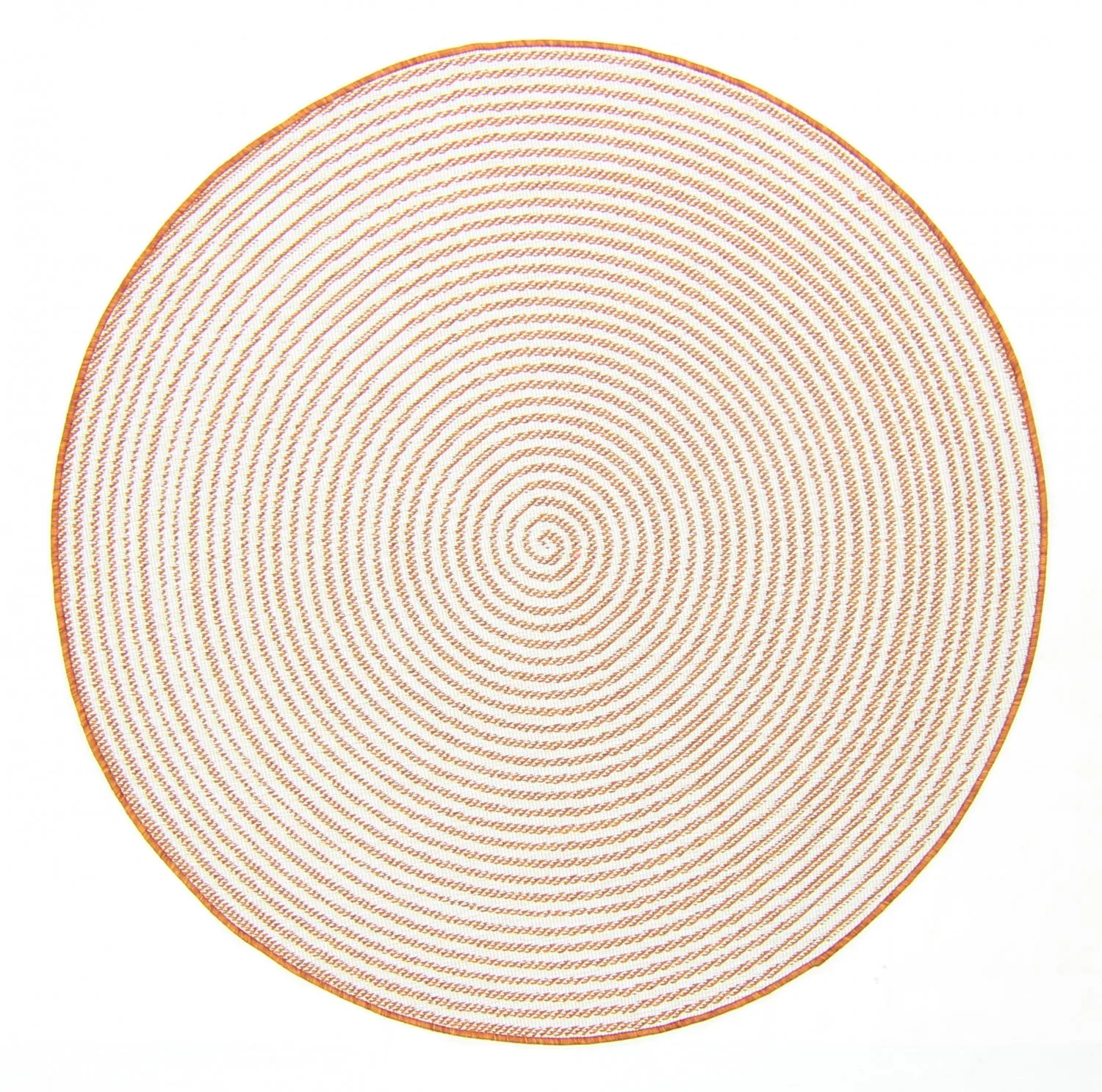 Rond vloerkleed - Ferragudo (oranje)