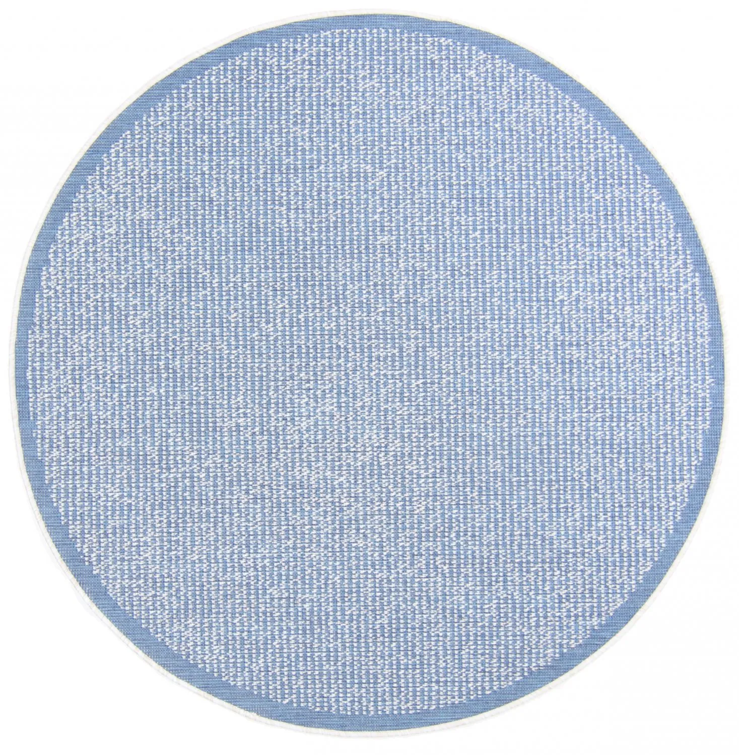 Rond vloerkleed - Tromsø (blauw)