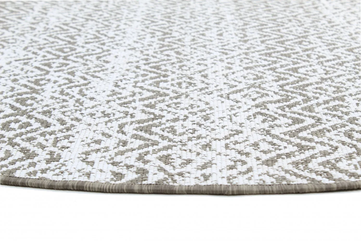 Rond vloerkleed - Harstad (bruine)