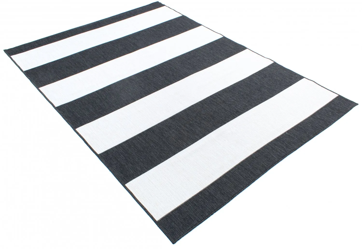 Vloerkleden voor binnen en buiten - Santana (zwart)