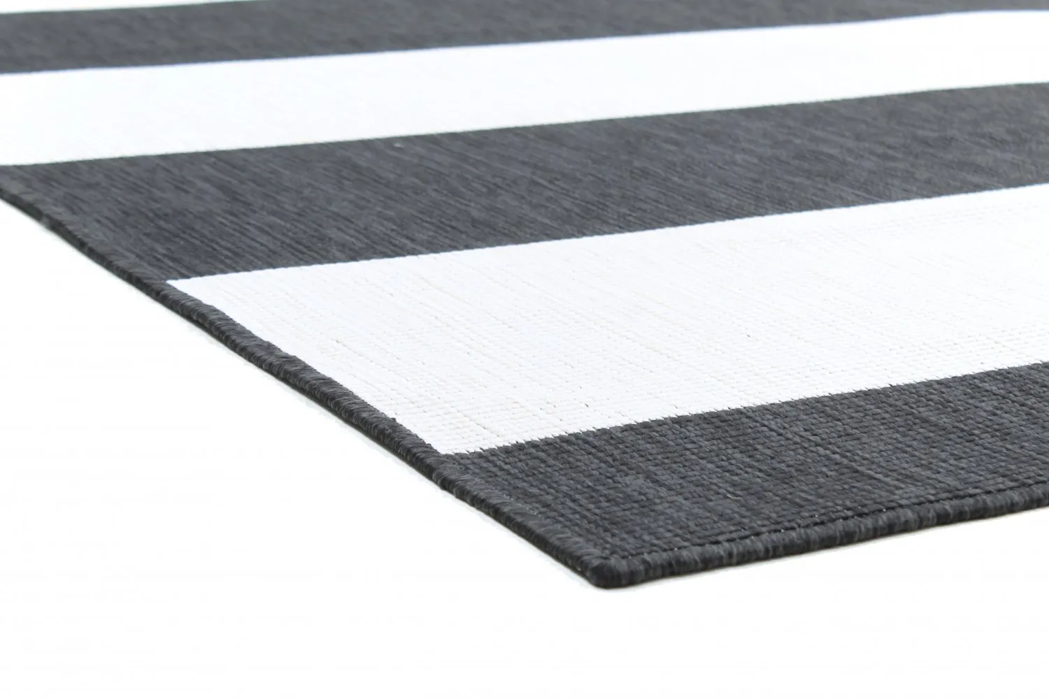 Vloerkleden voor binnen en buiten - Santana (zwart)