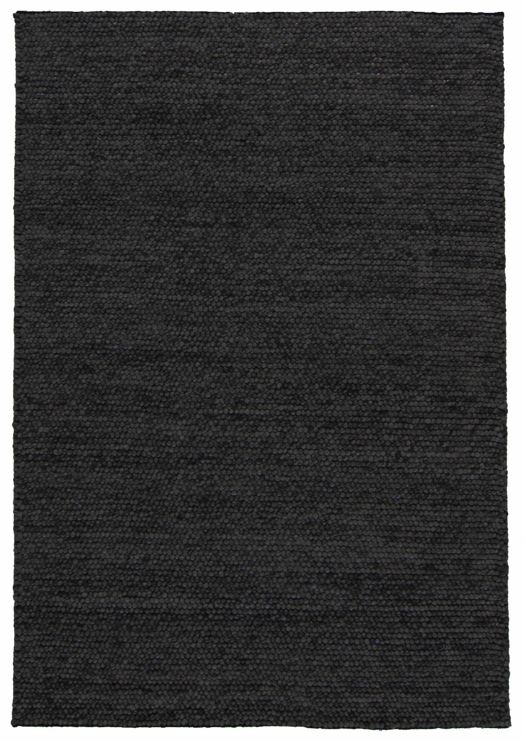 Wollen-vloerkleed - Avafors Wool Bubble (zwart)
