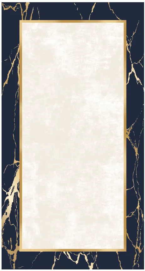 Wilton - Cerasia (blauw/wit/goud)